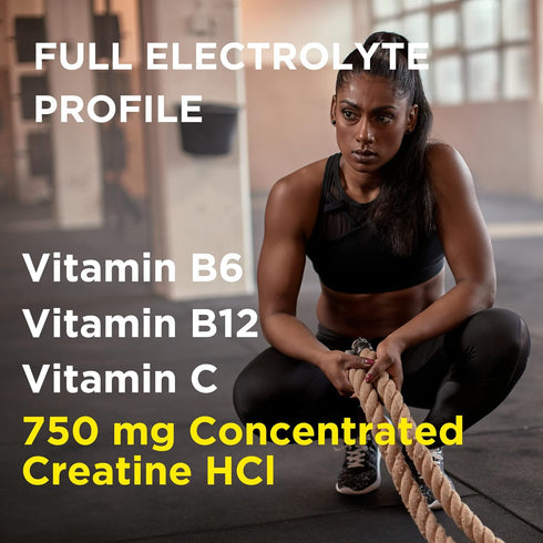 ProMera Sports CON-CR?T® + Clean Hydration, Full Electrolyte Profile Plus Vitamins and Patented Creatine HCl®, Performance Hydration,14 Servings (...