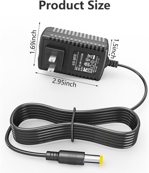 24V Charger for TOLOCO EM26 / AERLANG EM13 / Darkiron EM31 / Hypervolt 53000 001-00 42000 038-00 Massage Gun Replacement for Massage Gun Adapter P...