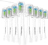 Toothbrush Head Replacement for Waterpik, 8 Pack Flossing Brush Heads Compatible with Water-pik Sonic Fusion 2.0 / SF-01, SF-02, SF-03 & SF-04...