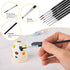 Anezus Tiny Detail Paint Brushes 30 Pcs Fine Paint Brushes Set with 3 Size #0#00#000 Liner Brush for Miniature 40k Model Crafts Watercolor Acrylic...