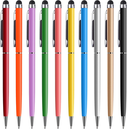Stylus Pen anngrowy Stylus Pens Universal Ballpoint Pen 2 in 1 Stylists Pens for iPad iPhone Tablet Laptops Kindle Samsung Galaxy All Capacitive T...