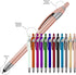 12 Pack Violet Stylus with Ball Point Pen for iPad Mini, iPad 2/3, New iPad, iPhone 5 4S 4 3GS, iPod Touch, Motorola Xoom, Xyboard, Droid, Samsung...