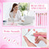 6 Pcs Fancy Pens for Women Crystal Diamond Pen for Journaling Pretty Glitter Pens Cute Inspirational Gifts for Girls School Office(Pink)...