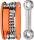 20 in 1 Bike Multitool with Bike Bone Wrench Portable Bicycle Repair Tool Kit Cycling Mechanic Multifunction Repair Tool Set Folding Metric Mainte...