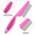 Pet Hair Comb Tear Stain Removal,2 Pack Multifunctional Pets Grooming Comb Kit 2 in 1 Dog Combs Stainless Grooming Massage Dual-Sided Comb for Kno...