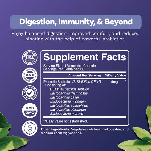 Colon Health Probiotic and Prebiotic Capsules - Gut Health Prebiotics and Probiotics for Women and Men for Digestive Support and Bloat Support - D...