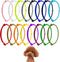 16pcs Puppy ID Collars, Newborn Puppy ID Bands, Soft Polyester Adjustable Whelping Collars Kitten Collars Whelping Puppy Identification Collars fo...