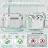 AirPods Pro 2nd/1st Generation Case Cover with Cleaner Kit, Auto Snap Switch Secure Lock Clip Transparent Airpods Pro Case,Compatible with MagSafe...