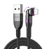 Statik PowerPivot USB to Apple Compatible Cable Fast Charging - 10W iPhone Compatible Charging Cable & Data Transfer, 360 Degree Rotating Head - 3...