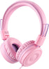 POWMEE M1 Kids Headphones Wired Headphone for Kids,Foldable Adjustable Stereo Tangle-Free,3.5MM Jack Wire Cord On-Ear Headphone for Children (Pink...