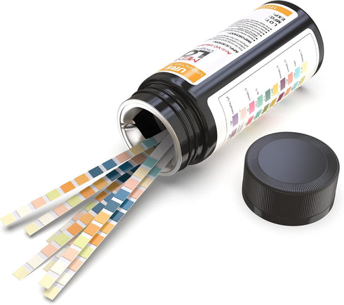 10 Parameter Urine Test Strips for Urinalysis(150 Cnt) in Sealed Pouches. Tests for Ketosis, pH, Protein, UTI, Kidney and Liver Function...