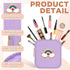 Zubebe 6 Pcs Preppy Patch Cute Makeup Bags Toiletry Bags Skincare Bag Chenille Letter Nylon Bag for Purse Small Zipper Cosmetic Makeup Pouch Prepp...
