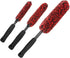Car Wool Wheel Brushes for Cleaning Wheels Set (3 Pack), Metal-Free Tire Brushes Kit, Soft Wheel Brushes for Cleaning Tires and Rims...
