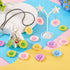 40Pcs Resin Sunflower Charms Opaque Flower Pendants Ornament with Iron Loops 4 Colors 24-25mm for DIY Necklace Bracelet Earring Jewelry Making Sup...