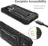 FITO Compatible with iPhone 11 Case, Dual Layer Shockproof Heavy Duty Case with Screen Protector for iPhone 11 and iPhone XR 6.1 inch, Built-in Ki...