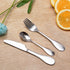 8 PCS Bariatric Plates for Portion Control Eating Portion Management Control Flatware Weight Loss Silverware Serving Spoons Forks Knives with Fabr...