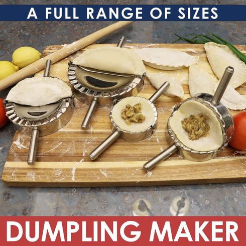 Best Utensils Stainless Steel Ravioli Mould Pierogi Dumpling Maker Wrapper Pastry Dough Cutter Kitchen Accessories (M: 4 inch)...