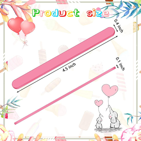 30 Pieces Acrylic Reusable Cakesicle Sticks Cake Pop Mold Mirror Ice Pop Sticks Ice Cream Cakesicle Mold for Home Cake Candy Gifts Party Craft (Pi...