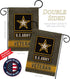 Breeze Decor US Army Veteran Garden Flag Armed Forces Rangers United State American Military Retire Official House Banner Small Yard Gift Double-S...