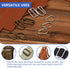 60 Pieces Silver and Brown Metal Buckles Ring with 40 Pieces Slide Buckles and 20 Pieces D-rings for Handbag Pet Collar Sewing or DIY Craft Ideas ...
