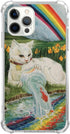 Trippy Psychedelic Tarot Card Phone Case for iPhone 15 Pro, Tarot of Pagan Cats Case for Girls Women Boys Men, Trendy Cool TPU Case Cover for iPho...