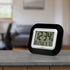 La Crosse Technology WT-8005U-B-INT Atomic Digital Wall Clock with Indoor Temperature, Black,...