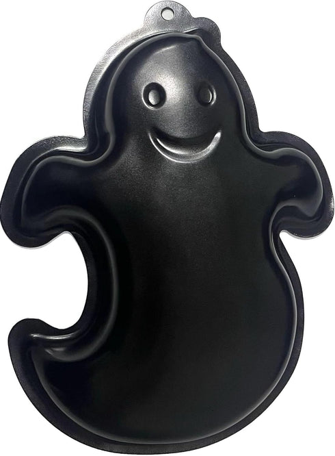 Ghost Shape Cake Pan, Aluminum Cake Pan, Black Non-Stick Cake Mould for Halloween, Birthday and other occasions Cake...