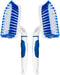 2-Pack Scrub Brush for Cleaning with Long Handle,Medium Firm Brush Bathroom Cleaning Supplies and Bathtub Cleaner and Shower Cleaning Brush,Multi-...