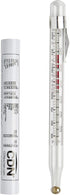 CDN Candy & Deep Fry Thermometer | 8" Durable Lab Glass | Non-Mercuric, Dual-Scale | 75–400°F Range | For Candy Stages, Deep Frying, Oil, Jelly, S...