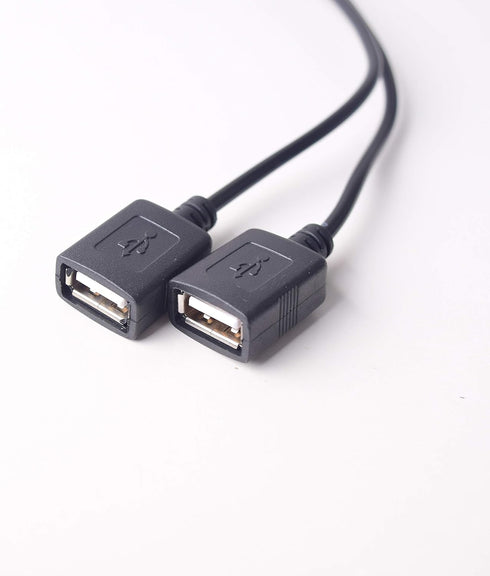Auto Vehicle Direct Wire Charger, 12V 24V to 5V Dual USB Charging Cable, Car Hard Wired Step Down Converter Power Supply for Dash Camera Car DVR G...