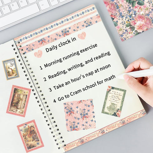 6x6” 160gsm cardstock Single Sided Scrapbooking 24 Paper Pad vintage decoupage scrapbook kit patterned paper junk journal supplies journaling supp...