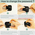Refrigerator Lock (2 Pack), Heavy Duty Combination Fridge Lock, for Fridge, Cabinets, Window, Drawers and Child Safety Cabinet Lock, Strong Non-Ma...