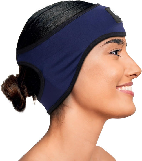 Ponytail Headband Headphones for Sleep Headband Bluetooth Headphones w/Adjustable Headband & Ergonomic Control Sleeping Headphones for Side Sleepe...