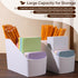 2-Piece Set Plastic Desk Organizer With 8 Slots,Minimalist Multi-purpose Storage for Small Items,White Matte Surface...