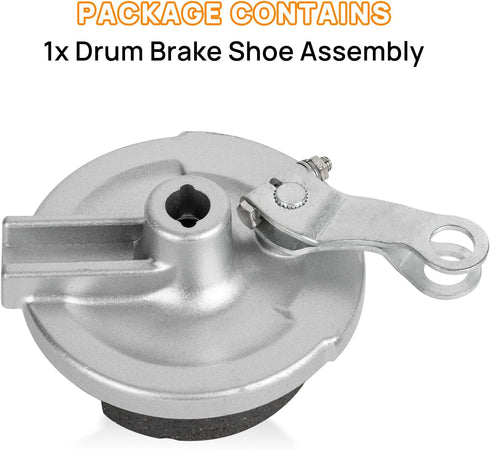 Front Rear Drum Brake Pad Shoe, PSLER motorcycle Wheel Brake Shoe Drum Hub Cover Suitable for XR50 CR50 CRF50 mini motorcycles produced in China (...