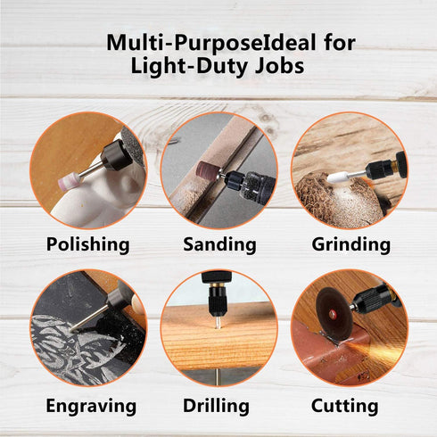 Mini Cordless Rotary, mini drill,3-Speed 3.7V rechargeable Kit with 41 Accessories, 16000rpm Multi-Purpose Power Tool for Sanding, Polishing, Grin...