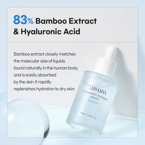 Hyaluronic Acid Serum - Multi-Weight Hydration - Ceramide Barrier Support - Gentle Formula - Korean Skin Care, 1 fl. oz...