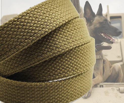 6ft Heavy Duty Tactical Dog Leash, Military Style Thick Nylon Strong K9 Dog Leash for Outdoor Walking Hunting Hiking, Coyote brown...