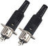 DIN 6 Pin Male Plug Solder Connector + Female Adapter Recessed Socket Panel Mount AV Adapter Audio Socket for Digital Audio Devices Set of 2...