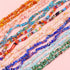 Millefiori Lampwork Glass Beads Irregular Shape for DIY Necklace Bracelet Jewelry Making (Royal Blue)...