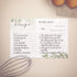 Farmhouse Greenery Recipe Cards from Dashleigh, 48 Cards, 4x6 inches, Sage Green and White, Water-Resistant and Double-Sided (Farmhouse Recipe Car...