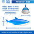 Fette Filter - Humidifier Cleaner in The Shape of a Shark, Demineralization Float Compatible with Most Humidifier and Fish Tank, Eliminates White ...