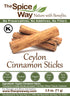 The Spice Way True Cinnamon Sticks - Ceylon Cinnamon stick 2.5 oz...