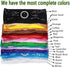 Sequin Chair Sashes Stretch Chair Bands Spandex Polyester Bows for Party Hotel Wedding Banquets Decoration -Gold 6 Pcs...