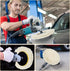 Tallew 6 Pcs 3 Inch Wool Polishing Pad Hook Loop Buffing Pad for Drill Curved Edge Compound Cutting Tool Drill Polisher Attachment Wheel Polish Ki...