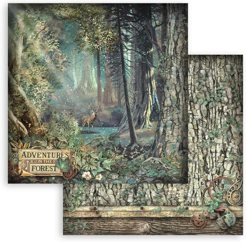 Stamperia Scrapbooking Pad-Magic Forest, Multicoloured, 12 x 12 inches...
