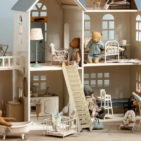 Abaodam Retro Decor ladders Doll House Miniature House Ladder Doll Ladder Tiny Furniture Miniature Decoration Mini House Ladder Small Furniture Wo...