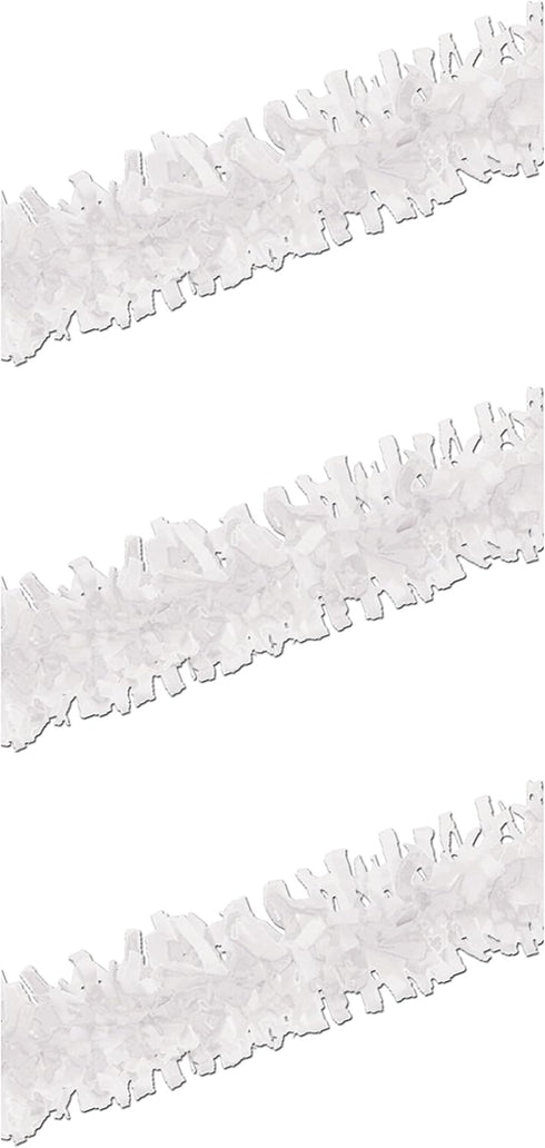 Tissue Festooning White Pack of 3...
