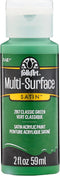 FolkArt Multi-Surface Paint in Assorted Colors (2 oz), 2917, Classic Green...