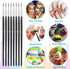 Miniature Detail Paint Brushes, Anezus 30 Pcs Paintbrushes Small Watercolor Artists Paint Brushes for Acrylics Oil Model Craft Nail Detail Paintin...